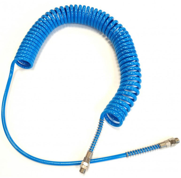 Rectus SPF6510SB100R kalibrált Shore A 98 PU spiráltömlő forgó csavarzattal, kék, 10x6.5x1.75 mm, 10 m hosszú termék fő termékképe